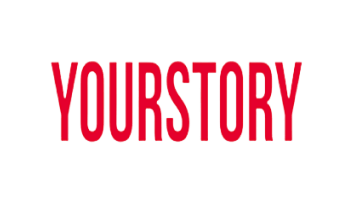 Yourstory text in red color